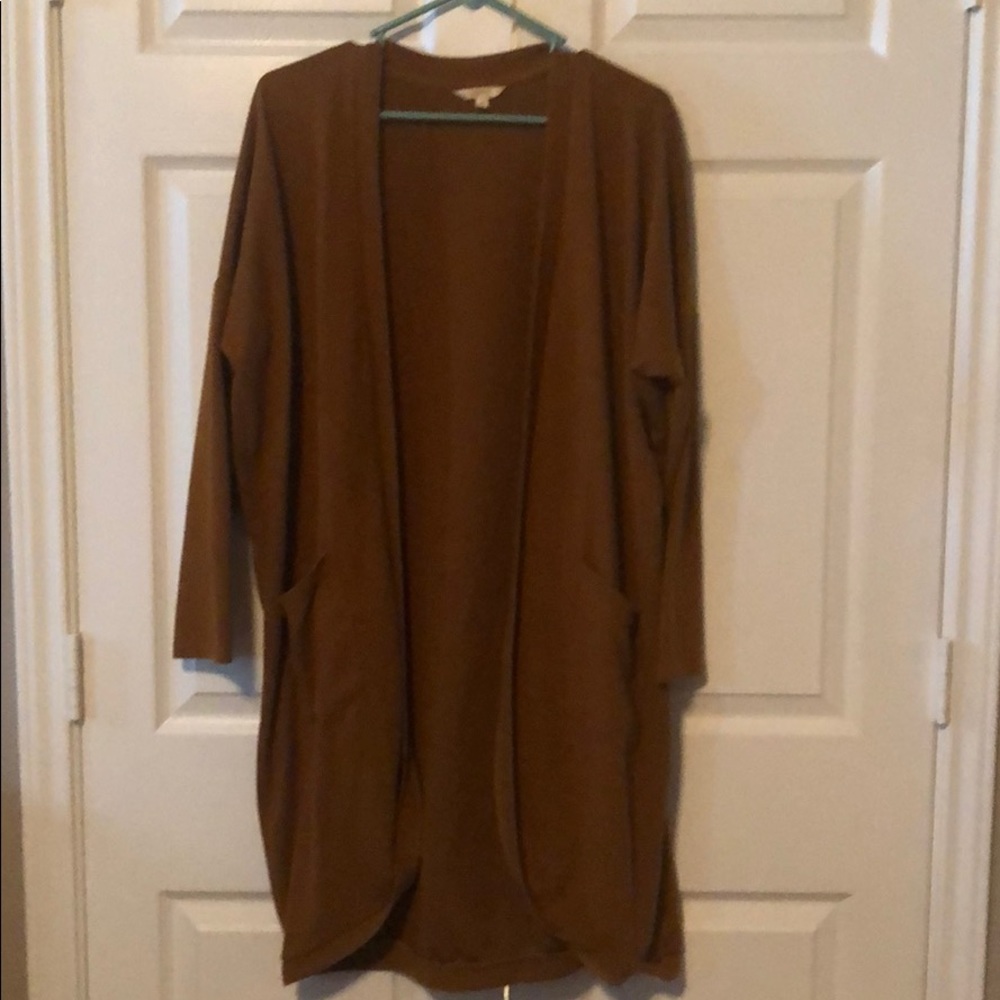 Ribbed cardigan like new!